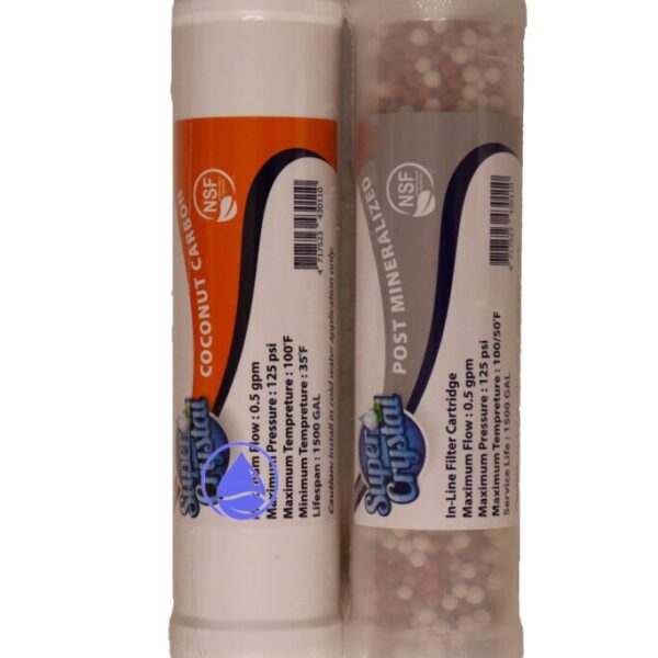 فیلتر کربن و مینرال برند سوپر کیریستال تیپ پلاس کد 1085 (FILTER_CARBON_ANTI BAKTERIAL+MINERAL)